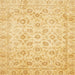 Square Abstract Chrome Gold Yellow Oriental Rug, abs727