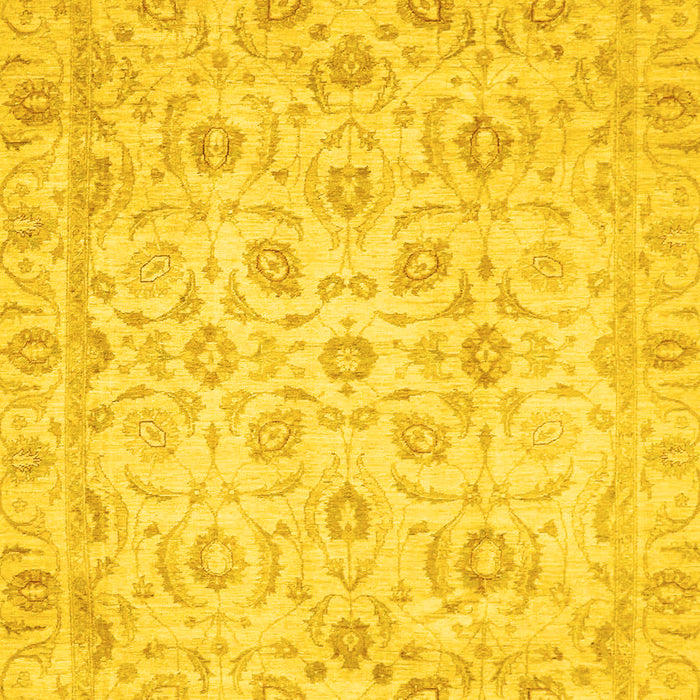 Oriental Yellow Traditional Rug, abs727yw
