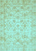 Oriental Light Blue Traditional Rug, abs727lblu