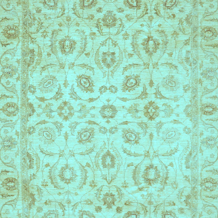 Oriental Light Blue Traditional Rug, abs727lblu