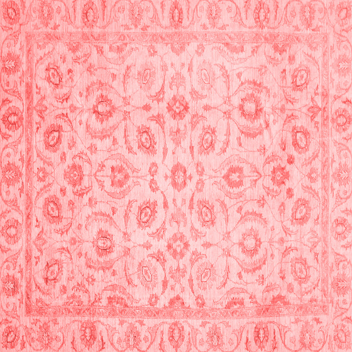 Machine Washable Oriental Red Traditional Rug, wshabs727red