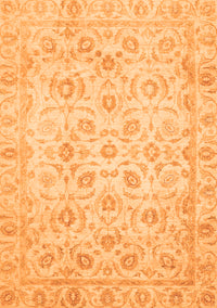 Oriental Orange Traditional Rug, abs727org