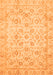 Oriental Orange Traditional Rug, abs727org