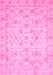 Oriental Pink Traditional Rug, abs727pnk