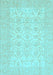 Oriental Light Blue Traditional Rug, abs728lblu