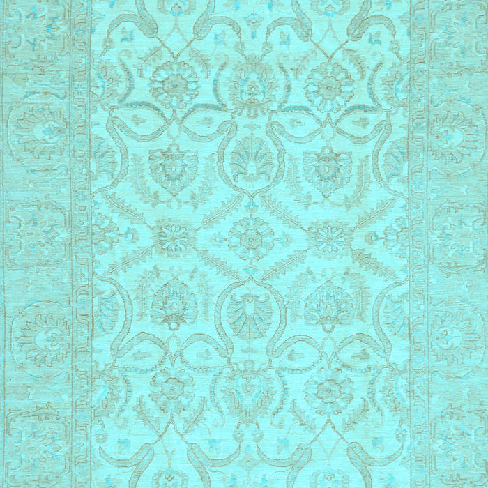 Oriental Light Blue Traditional Rug, abs728lblu