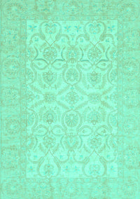 Oriental Turquoise Traditional Rug, abs728turq