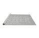 Sideview of Machine Washable Oriental Gray Traditional Rug, wshabs728gry