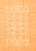 Oriental Orange Traditional Rug, abs728org