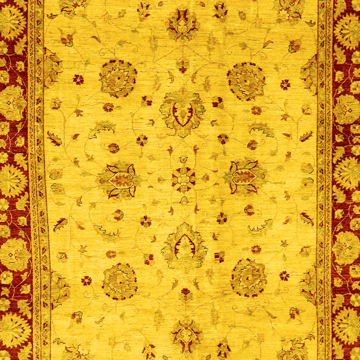 Oriental Yellow Traditional Rug, abs729yw
