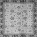 Square Oriental Gray Traditional Rug, abs729gry