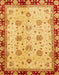 Abstract Saffron Yellow Oriental Rug, abs729