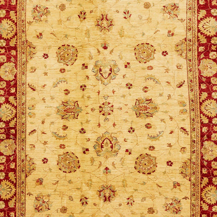 Abstract Saffron Yellow Oriental Rug, abs729