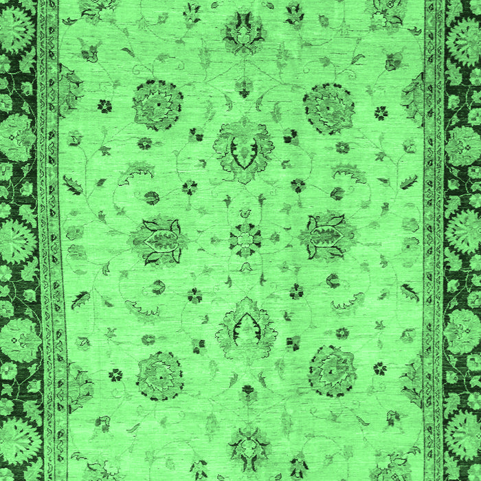 Oriental Emerald Green Traditional Rug, abs729emgrn