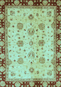 Oriental Light Blue Traditional Rug, abs729lblu