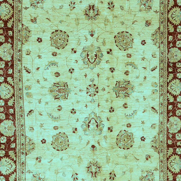 Oriental Light Blue Traditional Rug, abs729lblu