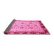 Sideview of Oriental Pink Traditional Rug, abs729pnk