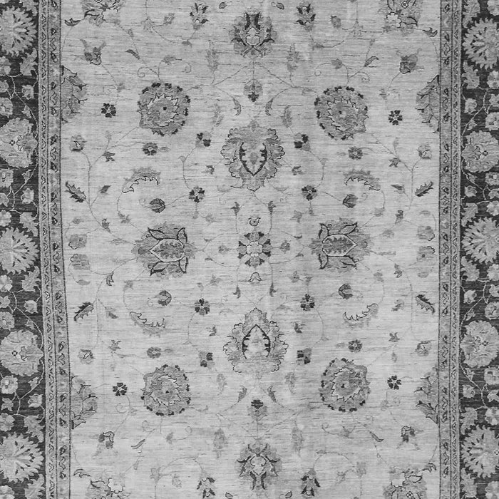 Machine Washable Oriental Gray Traditional Rug, wshabs729gry