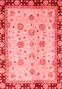 Oriental Red Traditional Rug, abs729red