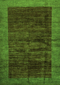 Abstract Green Modern Rug, abs72grn