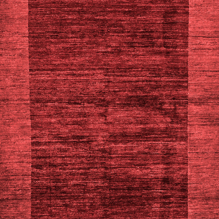 Machine Washable Abstract Red Modern Rug, wshabs72red