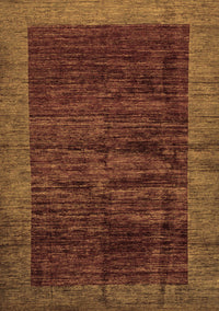 Abstract Brown Modern Rug, abs72brn