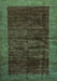 Abstract Turquoise Modern Rug, abs72turq