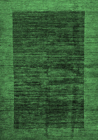 Abstract Emerald Green Modern Rug, abs72emgrn