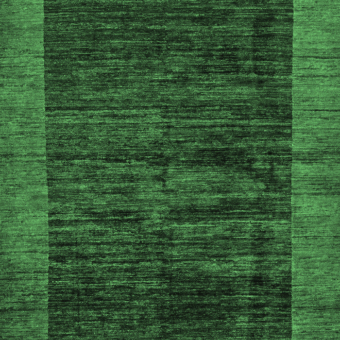 Abstract Emerald Green Modern Rug, abs72emgrn