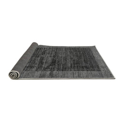 Sideview of Abstract Gray Modern Rug, abs72gry