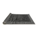 Sideview of Abstract Gray Modern Rug, abs72gry