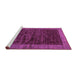 Sideview of Machine Washable Abstract Purple Modern Area Rugs, wshabs72pur