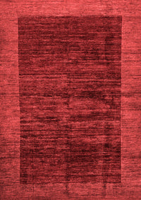 Abstract Red Modern Rug, abs72red