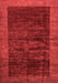 Abstract Red Modern Area Rugs