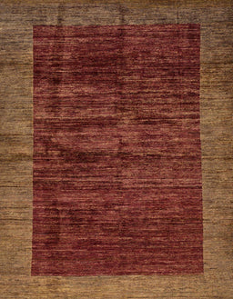 Abstract Red Modern Rug, abs72