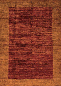 Abstract Orange Modern Rug, abs72org