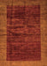 Abstract Orange Modern Rug, abs72org