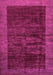 Machine Washable Abstract Pink Modern Rug, wshabs72pnk