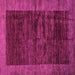 Square Abstract Pink Modern Rug, abs72pnk