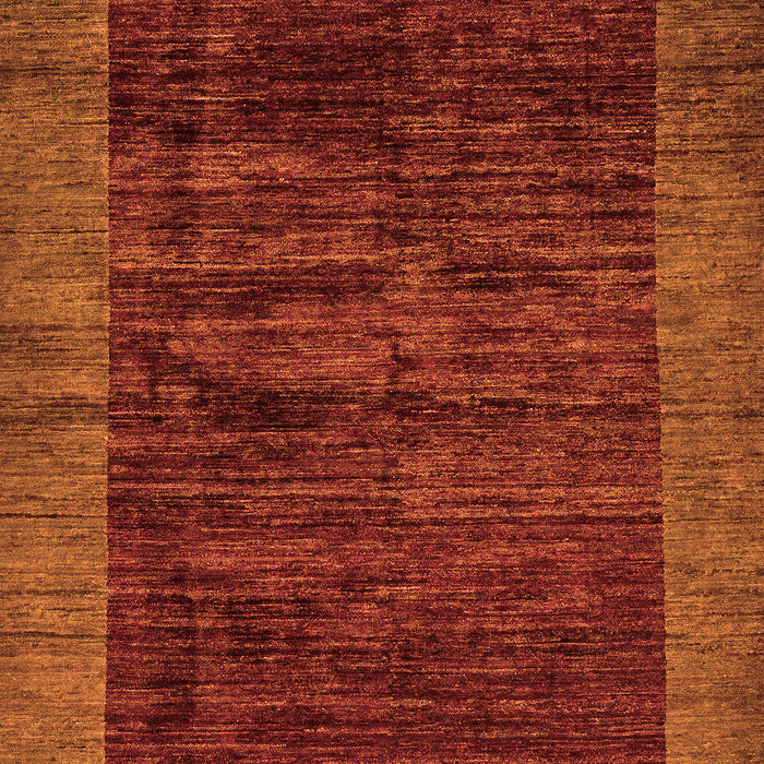 Machine Washable Abstract Orange Modern Area Rugs, wshabs72org