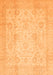 Oriental Orange Traditional Rug, abs730org