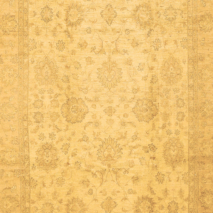 Machine Washable Oriental Brown Traditional Rug, wshabs730brn