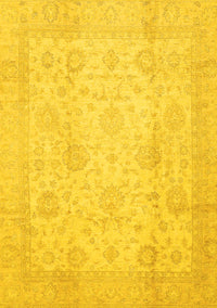 Oriental Yellow Traditional Rug, abs730yw