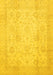 Oriental Yellow Traditional Rug, abs730yw