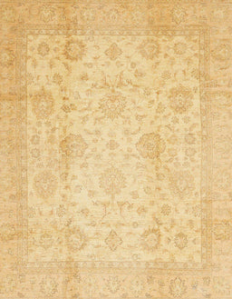 Abstract Mustard Yellow Oriental Rug, abs730