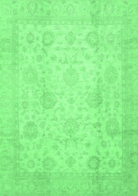 Oriental Emerald Green Traditional Rug, abs730emgrn