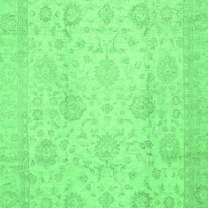 Oriental Emerald Green Traditional Rug, abs730emgrn