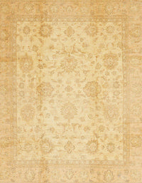 Machine Washable Abstract Mustard Yellow Rug, wshabs730