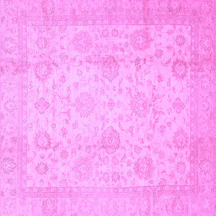 Square Oriental Purple Traditional Rug, abs730pur