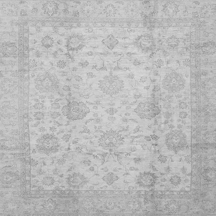 Square Machine Washable Oriental Gray Traditional Rug, wshabs730gry